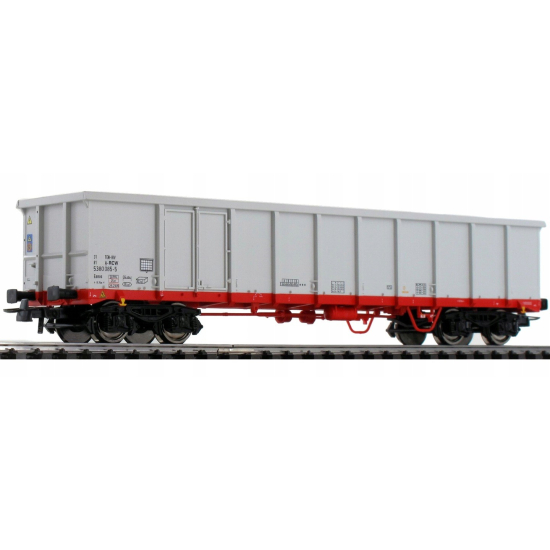 Zestaw 2 wagonów towarowych odkrytych z ładunkiem drewna Roco 76076 H0